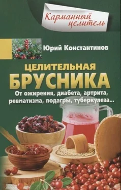 Юрий Константинов Целительная брусника. От ожирения, диабета, артрита, ревматизма, подагры, туберкулеза… обложка книги