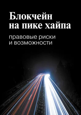 Максим Башкатов Блокчейн на пике хайпа. Правовые риски и возможности обложка книги