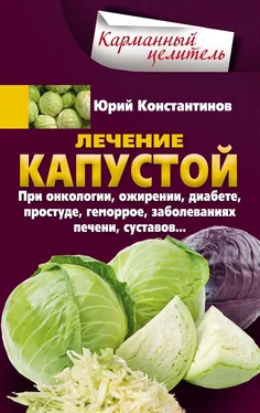 Юрий Константинов Лечение капустой при онкологии, ожирении, диабете, простуде, геморрое, заболеваниях печени, суставов…