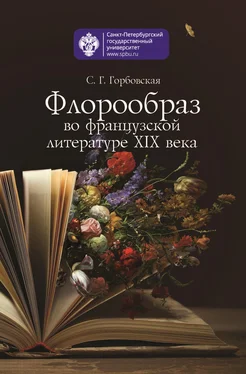 Светлана Горбовская Флорообраз во французской литературе XIX века обложка книги