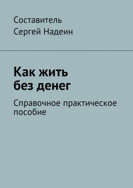 Сергей Надеин Как жить без денег. Справочное практическое пособие обложка книги