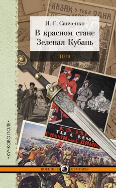 Илья Савченко В красном стане. Зеленая Кубань. 1919 (сборник) обложка книги