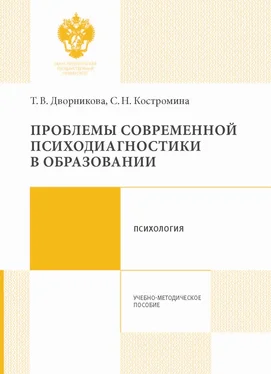 Татьяна Дворникова Проблемы современной психодиагностики в образовании обложка книги