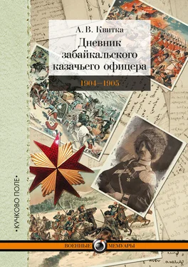 Андрей Квитка Дневник забайкальского казачьего офицера. Русско-японская война 1904–1905 гг. обложка книги