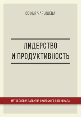 Софья Чарышева Лидерство и продуктивность: методология развития лидерского потенциала обложка книги