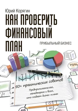 Юрий Корягин Как проверить финансовый план. 50+ практических советов обложка книги
