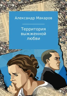 Александр Макаров Территория выжженной любви обложка книги