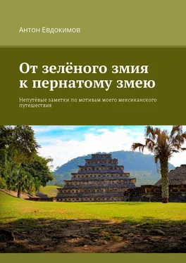 Антон Евдокимов От зеленого змия к пернатому змею. Непутёвые заметки по мотивам моего мексиканского путешествия обложка книги