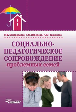 Людмила Байбородова Социально-педагогическое сопровождение проблемных семей обложка книги