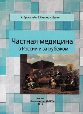 Исраэль Левин Частная медицина в России и за рубежом обложка книги