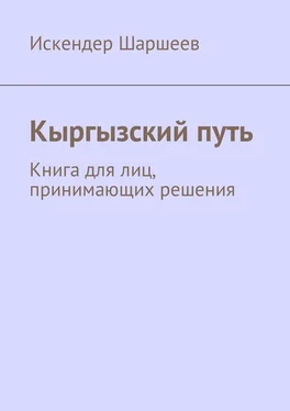 Искендер Шаршеев Кыргызский путь. Книга для лиц, принимающих решения обложка книги