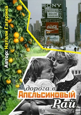 Натали Гагарина Дорога в апельсиновый рай обложка книги