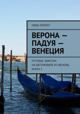 Нина Лефлат Верона – Падуя – Венеция. Путевые заметки: на автомобиле из Женевы. Книга 1 обложка книги