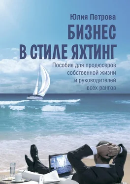 Юлия Петрова Бизнес в стиле яхтинг. Пособие для продюсеров собственной жизни и руководителей всех рангов обложка книги