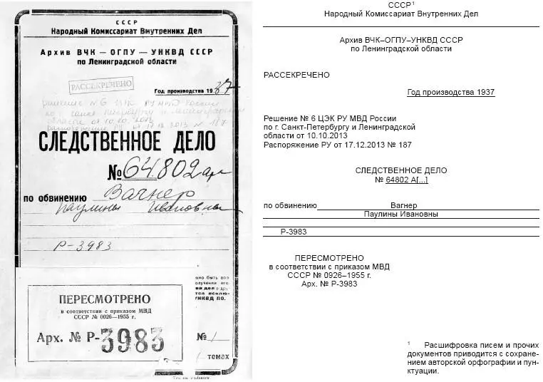 Сиблаг НКВД Последние письма пастора Вагнера Личный опыт поиска репрессированных - фото 3