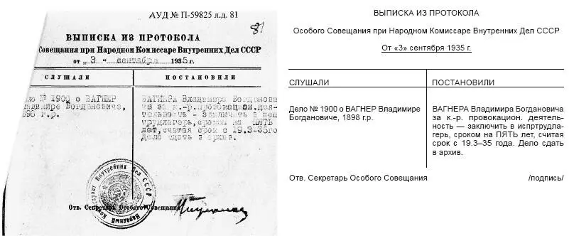 Второе дело Вольдемара Вагнера Ленинград 1935 год П59825 Александр - фото 23