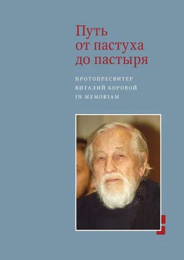 Array Сборник Путь от пастуха до пастыря. Протопресвитер Виталий Боровой. In memoriam обложка книги