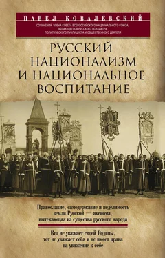 Павел Ковалевский Русский национализм и национальное воспитание обложка книги