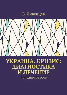 В. Ливенцев Украина. Кризис: диагностика и лечение. Популярное эссе обложка книги