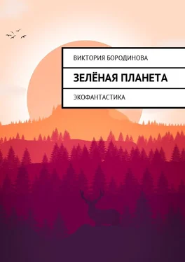 Виктория Бородинова Зелёная планета. Экофантастика обложка книги