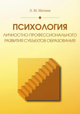 Лариса Митина Психология личностно-профессионального развития субъектов образования обложка книги