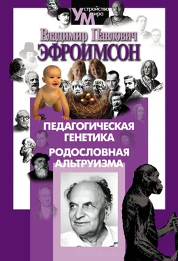 Владимир Эфроимсон Педагогическая генетика. Родословная альтруизма обложка книги