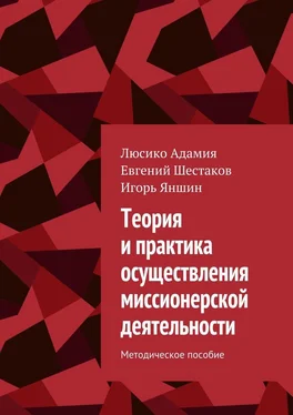 Люсико Адамия Теория и практика осуществления миссионерской деятельности. Методическое пособие обложка книги