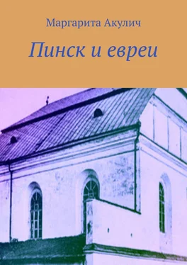 Маргарита Акулич Пинск и евреи. История, Холокост, наши дни обложка книги