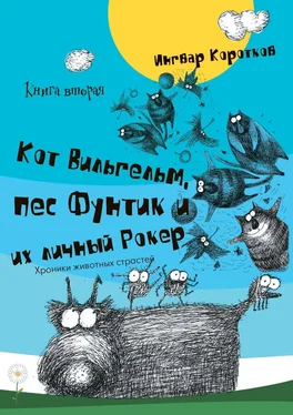 Ингвар Коротков Кот Вильгельм, пес Фунтик и их личный Рокер. Книга вторая обложка книги