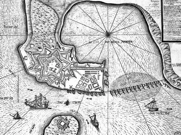 Магическая архитектура замка Бальги на карте 1720 года Вид на замок из - фото 9