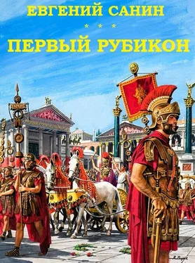 Евгений Санин Первый Рубикон обложка книги