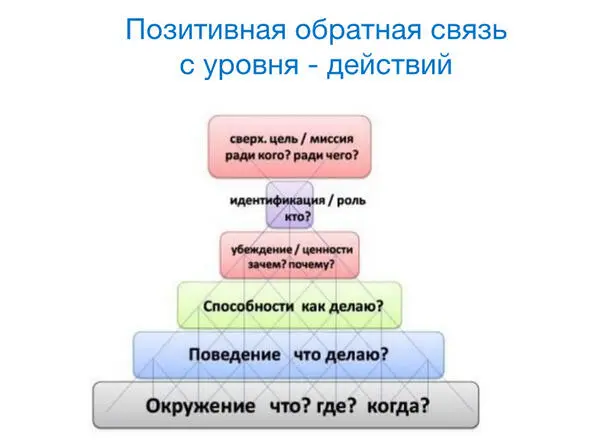 Рис 4 Позитивная обратная связь с уровня действий Празднуем успех Седьмой - фото 4
