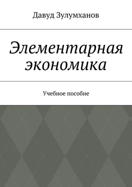 Давуд Зулумханов Элементарная экономика. Учебное пособие обложка книги