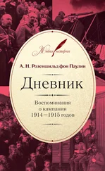 Анатолий Розеншильд фон Паулин - Дневник - Воспоминания о кампании 1914–1915 годов