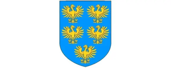 Появление герба Bindenschild серебряный пояс в красном поле который - фото 12