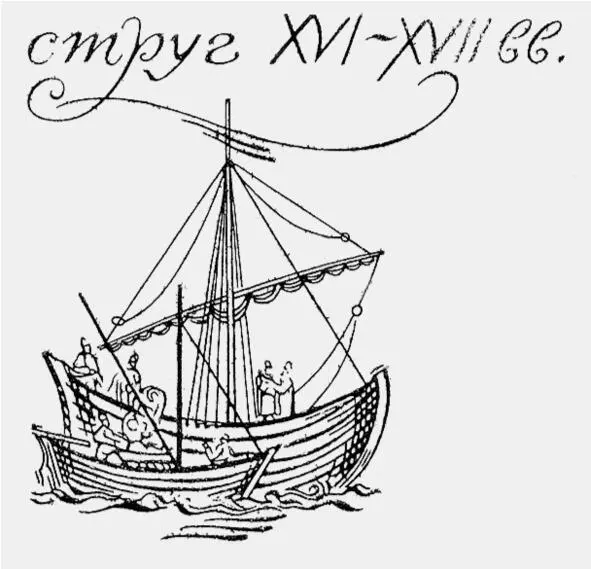 Струги XVIXVII вв Итак кто же плавалходил по Клязьме 370 лет назад - фото 26