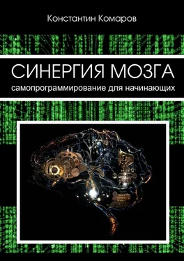 Константин Комаров Синергия мозга. Самопрограммирование для начинающих обложка книги