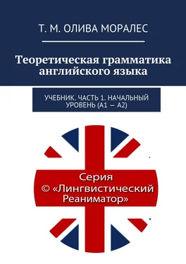 Татьяна Олива Моралес Теоретическая грамматика английского языка. Учебник. Часть 1. Начальный уровень (А1 – А2) обложка книги