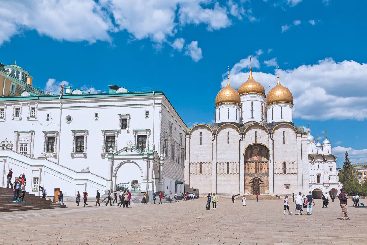 Грановитая палата и Успенский собор Московского Кремля Строительная плита - фото 3