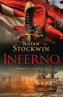 Julian Stockwin Inferno обложка книги