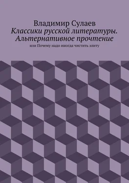 Владимир Сулаев Классики русской литературы. Альтернативное прочтение. или Почему надо иногда чистить элиту обложка книги