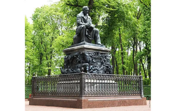 Летний сад памятник ИАКрылову Бывают все таки соломоновы решения Всю свою - фото 14