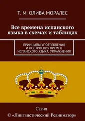 Татьяна Олива Моралес - Все времена испанского языка в схемах и таблицах. Принципы употребления и построения времен испанского языка, упражнения