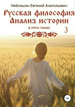 Евгений Небольсин Русская философия. Анализ истории. Том 3 обложка книги