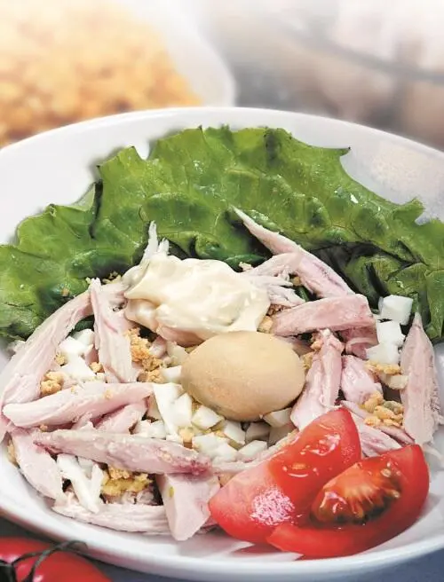 25 Куриный салаткоктейль 300 г куриного филе 300 г твердого сыра 3 - фото 7
