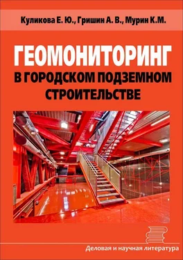 Кирилл Мурин Геомониторинг в городском подземном строительстве обложка книги