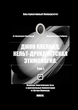 Джон Клеланд Кельт-Друидистская Этимология. Том I обложка книги