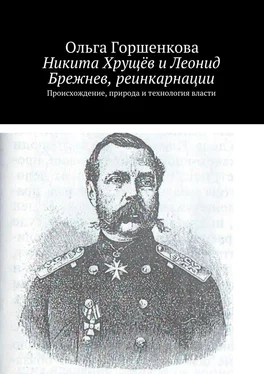 Ольга Горшенкова Никита Хрущёв и Леонид Брежнев, реинкарнации обложка книги