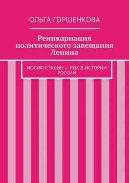 Ольга Горшенкова Реинкарнация политического завещания Ленина обложка книги