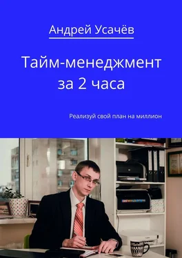 Андрей Усачёв Тайм-менеджмент за 2 часа обложка книги